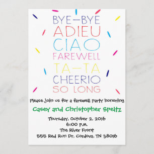 Abschiedseinladung Einladung