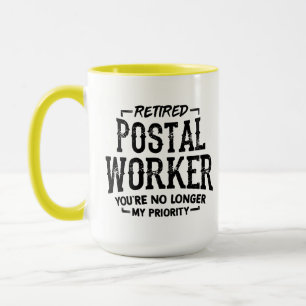 Abschiedsfeier für pensionierten Postmitarbeiter Tasse