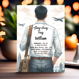 Abschiedsfeier Reiseparty Abschiedsparty Gehabdich Einladung