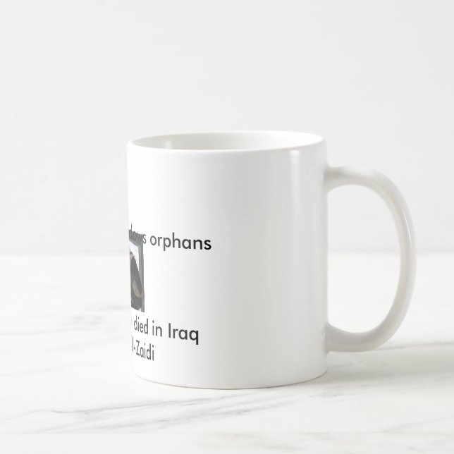 Abschiedskuß Bush u. Schuh-Tasse. Kaffeetasse (Rechts)