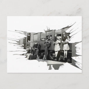 Abschiedskuss   Postkarte