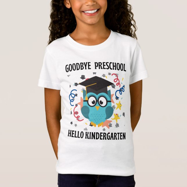 Abschiedsvorschule Hallo Kindergarten T - Shirt (Vorderseite)