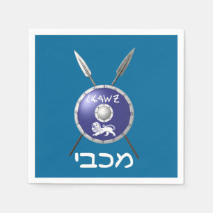 Abschirmung und Speere Serviette