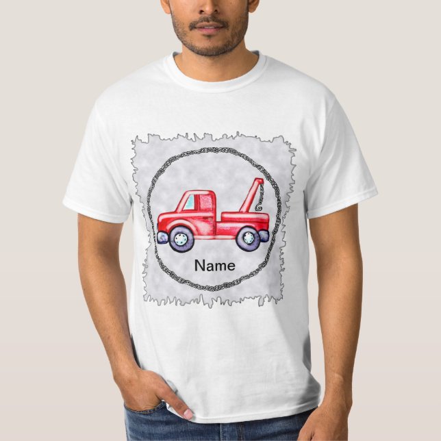 Abschleppwagen t-shirt (Vorderseite)
