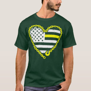 Abschleppwagenfahrer arbeiten Thin Yellow Line Abs T-Shirt