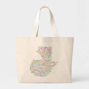 Abschließende Entwurfs-Taschen-Tasche Jumbo Stoffbeutel