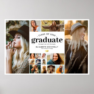 Abschluss 15 FotoCollage Poster