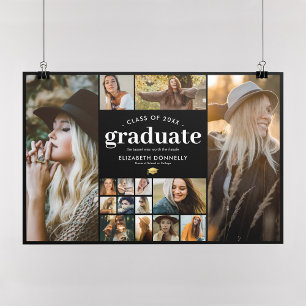 Abschluss 15 FotoCollage Poster