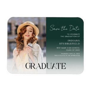 Abschluss 2023 Foto Abschluss Save the Date Magnet