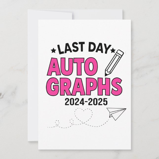 Abschluss 2024-2025 ankündigung (Vorderseite)