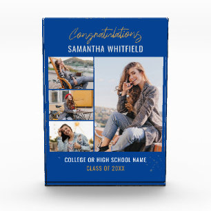 Abschluss 2024 Blue Grad Keepake Fotoblock