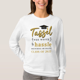 Abschluss 2024 Die Quaste War Die Mühe Wert T-Shirt