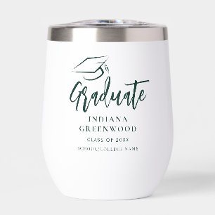 Abschluss 2024 Script Green Personalisiert Grad