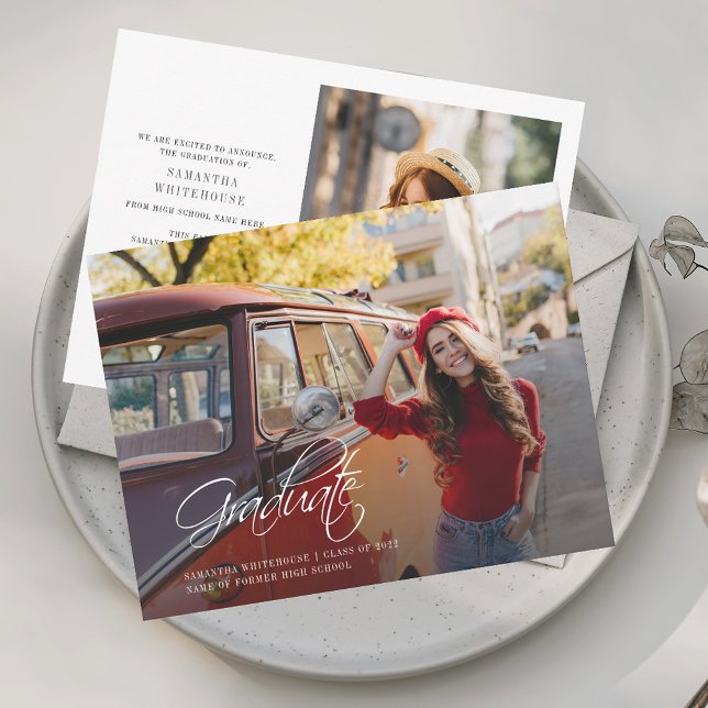 Abschluss 2025 Ankündigung von Foto (Graduation 2025 Grad Photos Announcement)