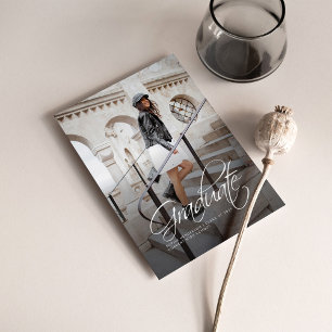 Abschluss 2025 Ankündigung von handgeschriebenem F