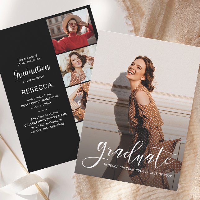 Abschluss 2025 Foto Grad Ankündigung (Graduation 2025 Photos Grad Announcement)