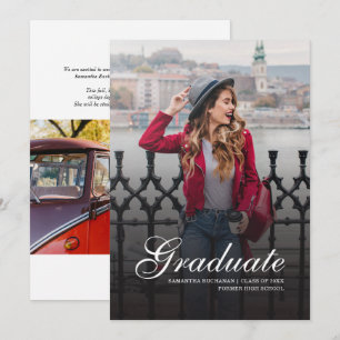 Abschluss 2025 Fotos Modernes Grad Ankündigung