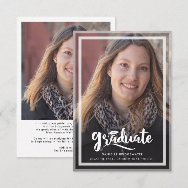 Abschluss 2025 Fotos Skriptankündigung (Vorne/Hinten)