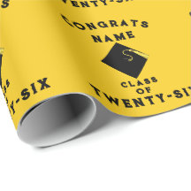 Abschluss 2025 Gelbes Geschenk