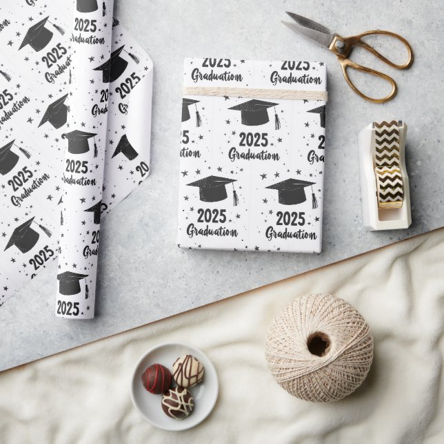 Abschluss 2025 Geschenkpapier (Kunsthandwerk)