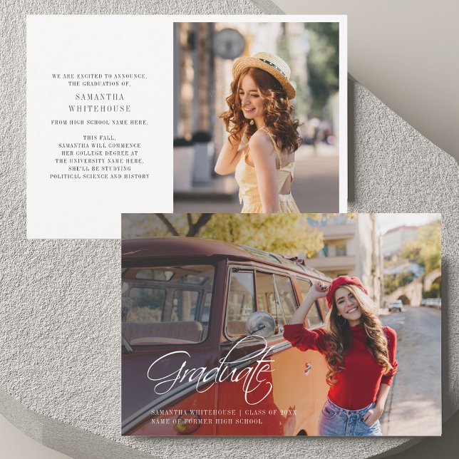 Abschluss 2025 Grad Foto Ankündigung (Graduation 2025 Graduate Photos Announcement)