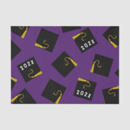 Abschluss 2025 Lila Seidenpapier