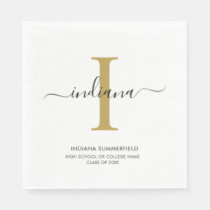 Abschluss 2025 Party Paper für Skriptabschlüsse Serviette