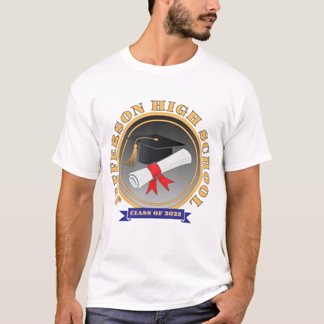 " ABSCHLUSS 2025 " T-Shirt (Vorderseite)
