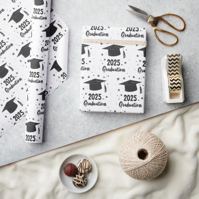Abschluss 2025: Umschlagpapier Geschenkpapier (Kunsthandwerk)