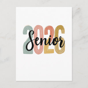 Abschluss 2026 Abitur 2026 Abiturienten-Geschenk Feiertagspostkarte