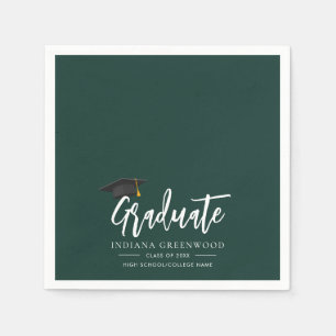Abschluss 2026 Script Grüner Papier Serviette