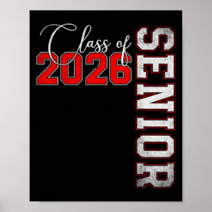 Abschluss 2026 Senior Meine letzte Einschulung Von Poster