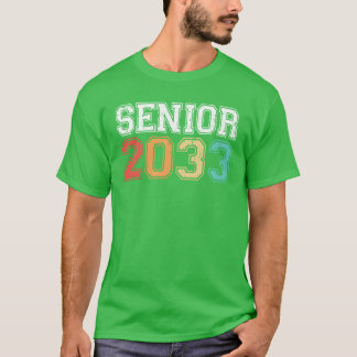 Abschluss 2033 Retro Vintage Familie T-Shirt