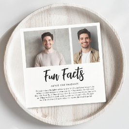 Abschluss 2 Foto Spaß Fakten Serviette