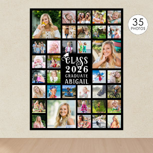 Abschluss 35 Fotocollage Class of Year Graduate Poster
