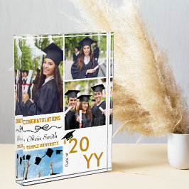 Abschluss 4 Benutzerdefiniertes Foto, Graduierung  Fotoblock