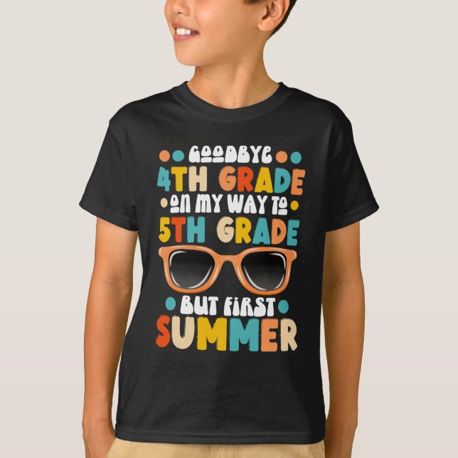 Abschluss 4 bis 5. Klasse, aber erster Sommer T-Shirt (Vorderseite)