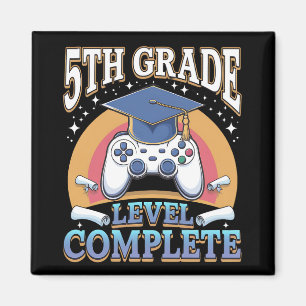 Abschluss 5. Klasse Abitur Gaming Gamer Magnet