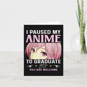 Abschluss 5th 8th Grade Cl 2025 Anime Middle Scho Karte