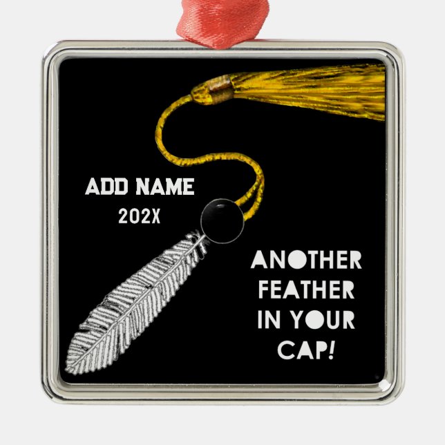 Abschluss Advanced Degree 2023 Ornament Aus Metall (Vorne)