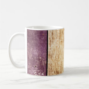 Abschluss alter Holztextur Kaffeetasse
