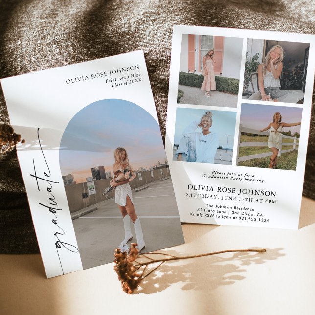 Abschluss Ankündigung Einladung | Graduierungspart (Von Creator hochgeladen)