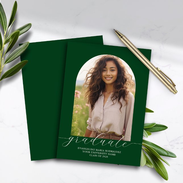 Abschluss Ankündigung Foto Arch Green (Von Creator hochgeladen)