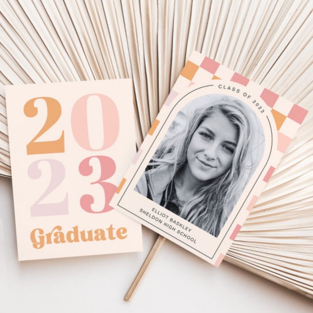 Abschluss-Announctions-Karte | Girl Grad Card Einladung (Von Creator hochgeladen)
