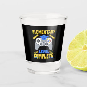 Abschluss auf Grundschulniveau für Gaming-Gamer Schnapsglas