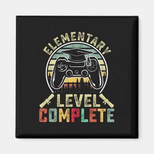 Abschluss auf Grundschulniveau Gamer Grundschulabs Magnet