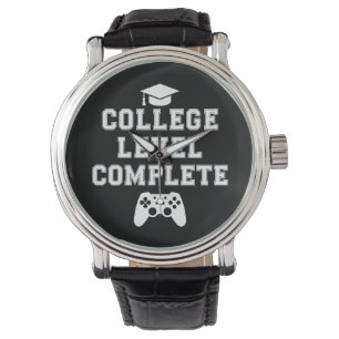 Abschluss auf Hochschulniveau Abitur Gamer Gaming Armbanduhr