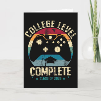 Abschluss auf Hochschulniveau Cl Of 2026 Gamer Abs Karte