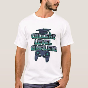 Abschluss auf Hochschulniveau Gamer-Abschluss Neon T-Shirt