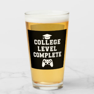 Abschluss auf Hochschulniveau Gamer Gaming Glas